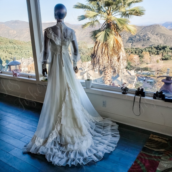 Vintage Wedding Dress - Picture 3 of 8